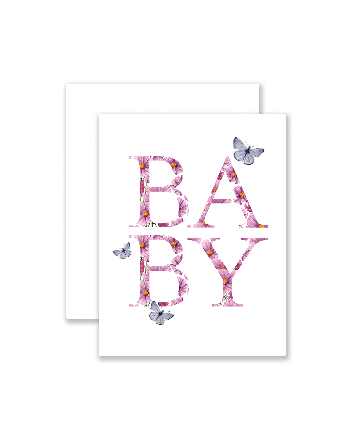 Flower Baby Greeting Card
