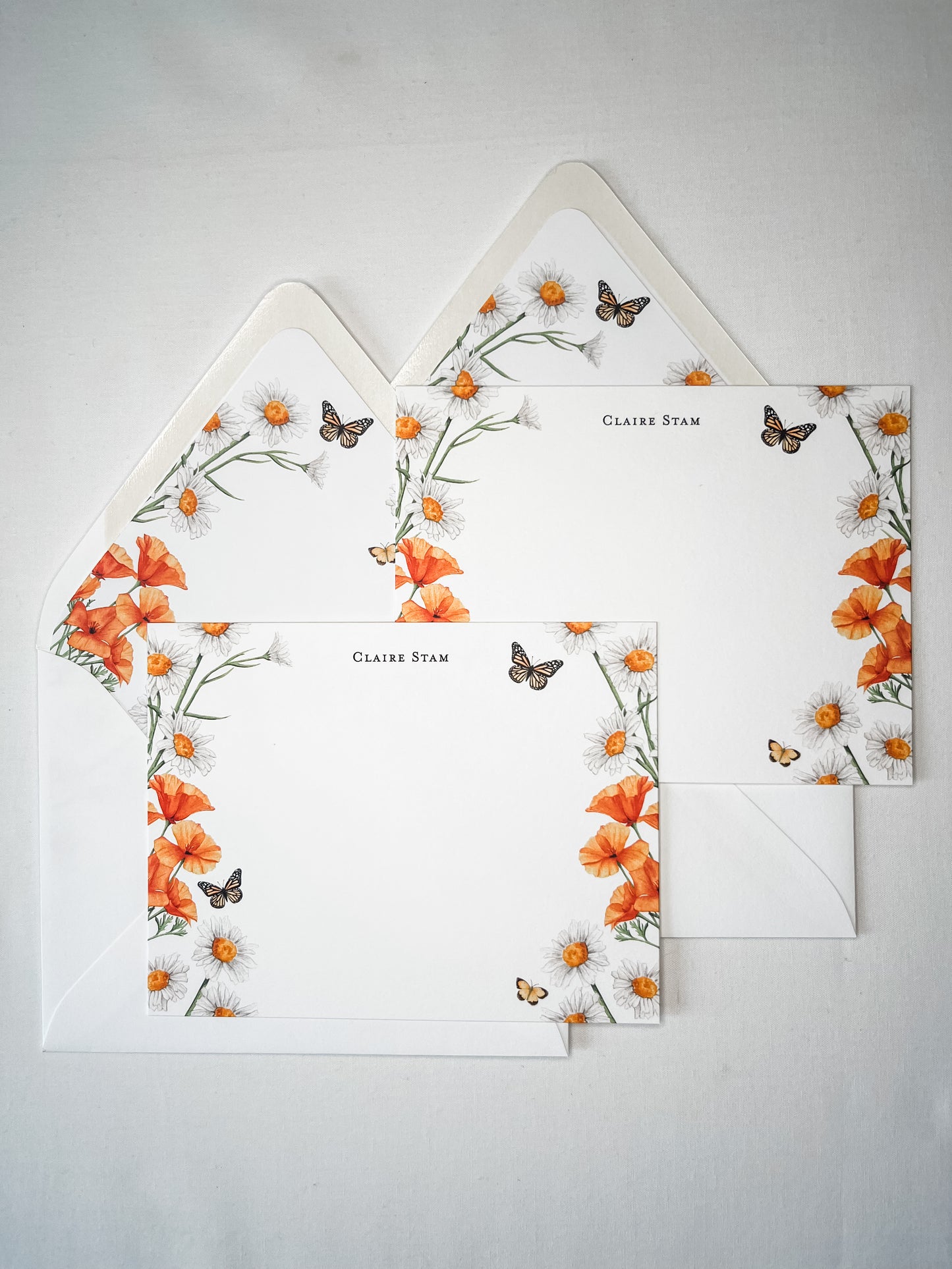 Poppy Personalized Stationery