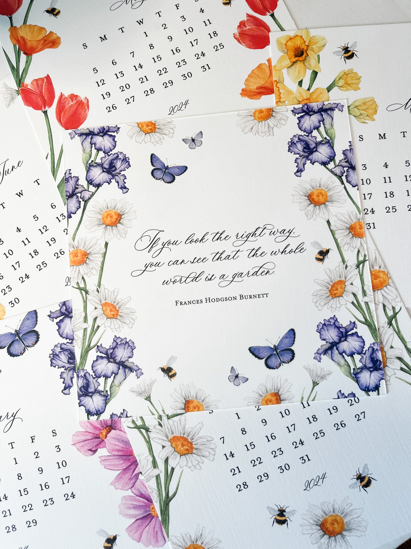 2025 Botanical Desktop Calendar