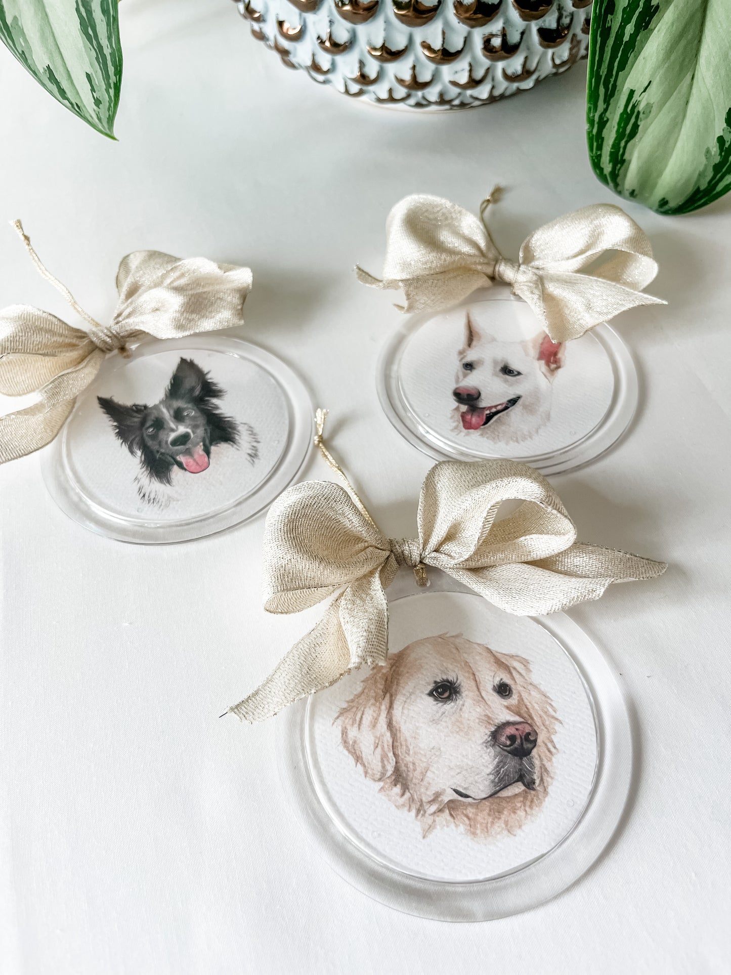 Pet Portrait Ornament