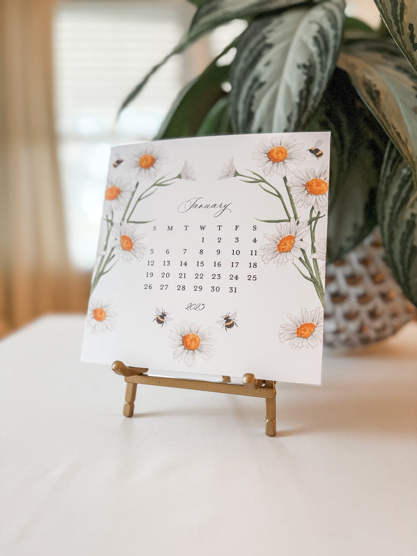 2025 Botanical Desktop Calendar