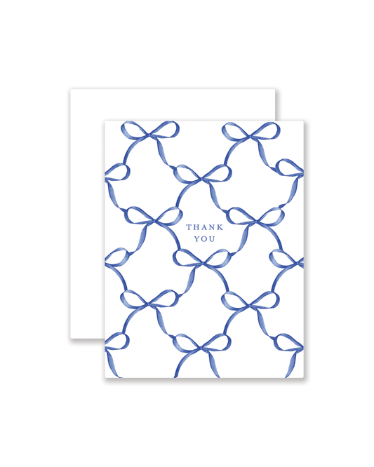 Thank You Bow Much Greeting Card