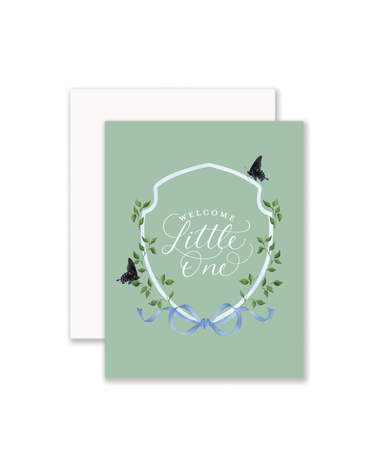 Welcome Little One Greeting Card