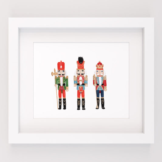 Nutcracker Trio Art Print