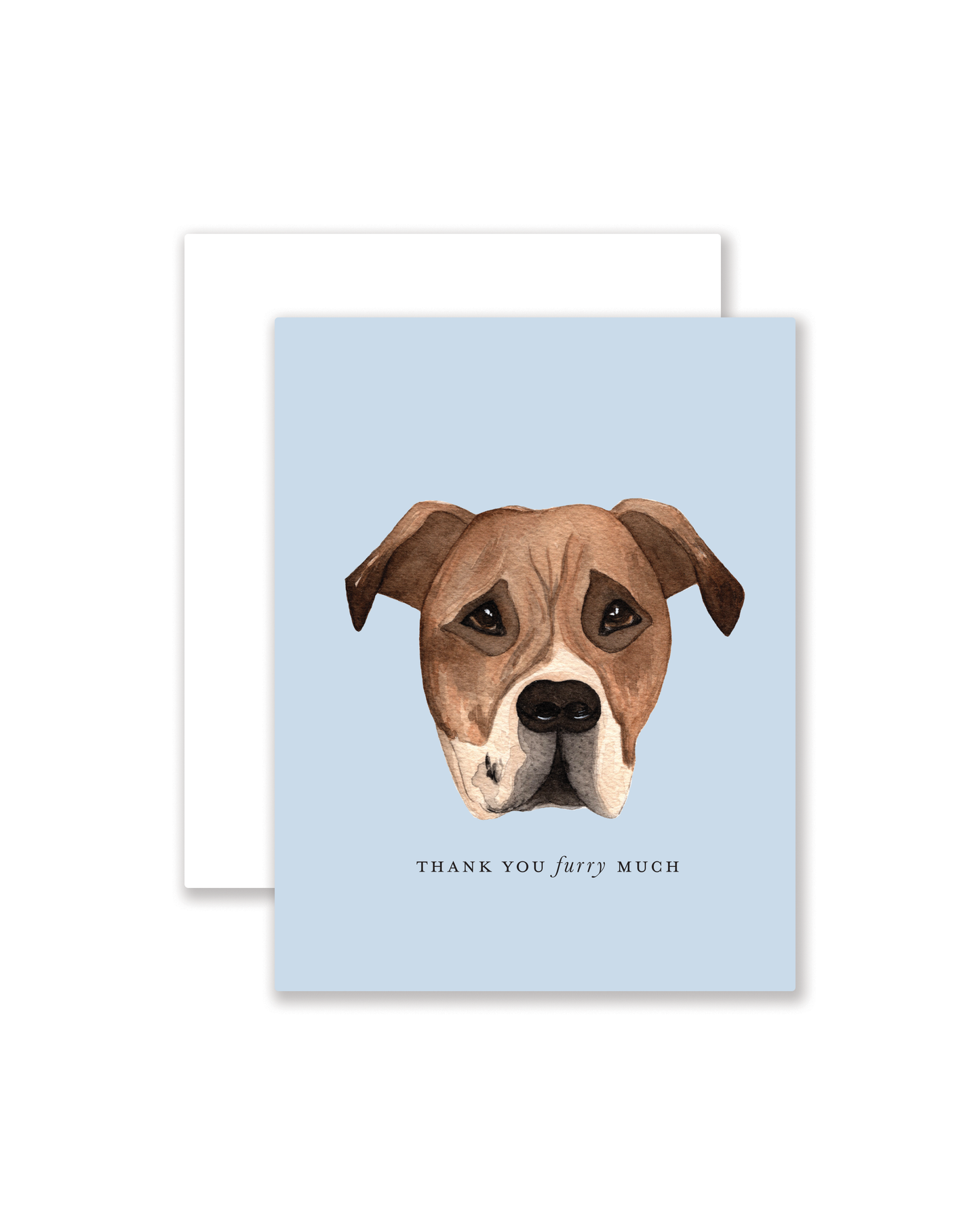 Thank You Furry Much Greeting Card